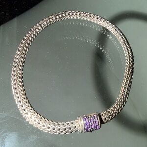 John Hardy - Icon Bracelet, sterling silver, reversible gemstones, 6.5MM